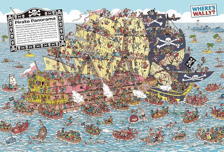 Amazon | 【日本製】 2000スモールジグソーパズル Where's Wally? 海賊 Amazon | 【日本製】 2000スモールジグソーパズル Where's Wally? 海賊