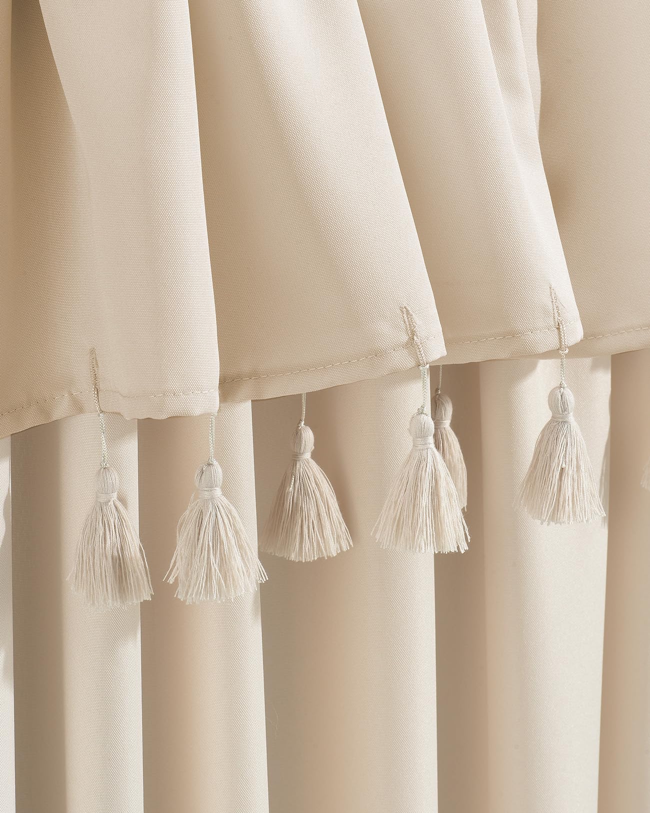 ROOM99 Astoria Curtain with Ruffle Tape, 140 x 280 cm, Width x Height Sliding Curtains, Modern Curtain, Living Room, Bedroom - Image 3