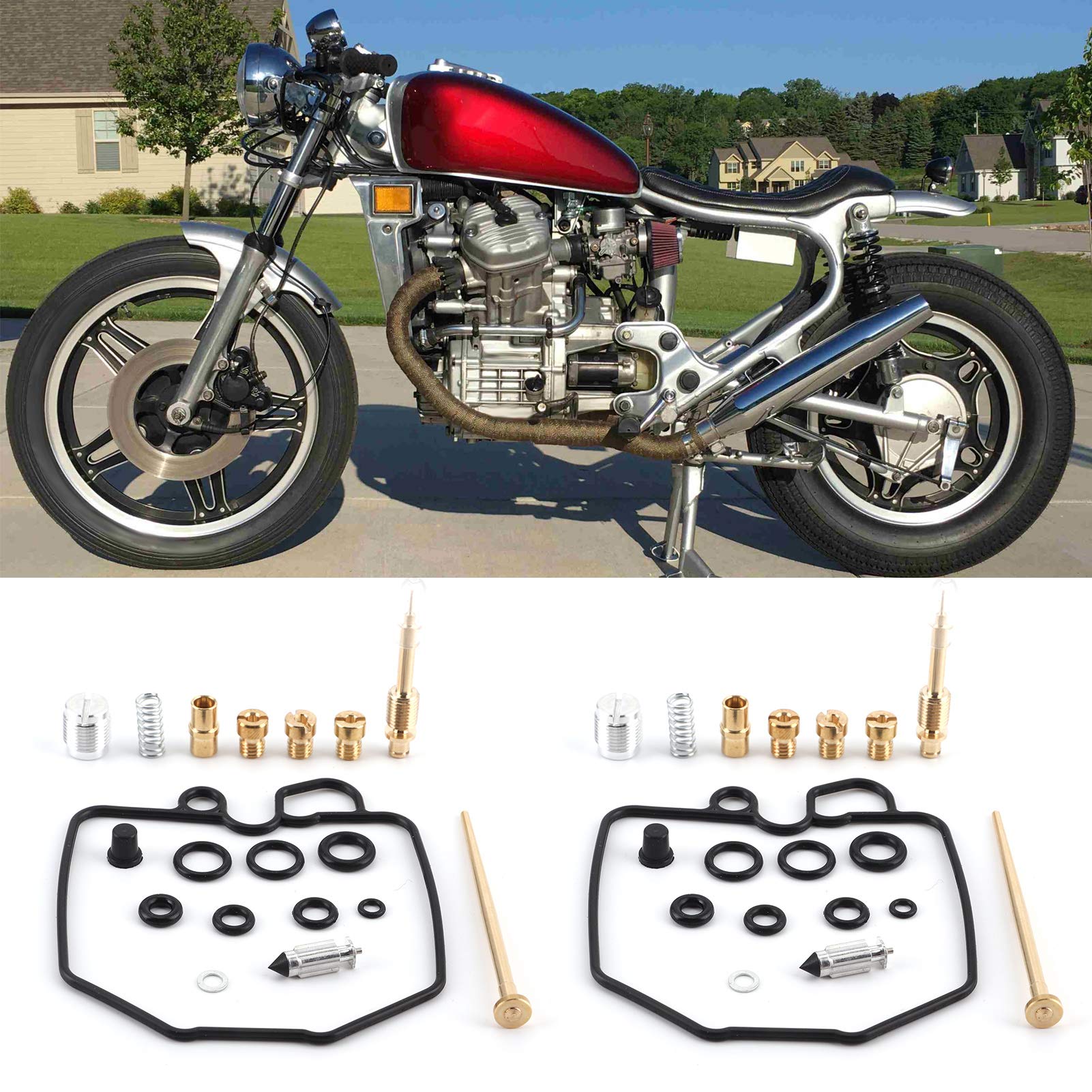 Kit Riparazione Carburatore Per Honda CX500C/CX500D - 50 Pezzi | Ricambio Completo Per Revisione - Foto 6