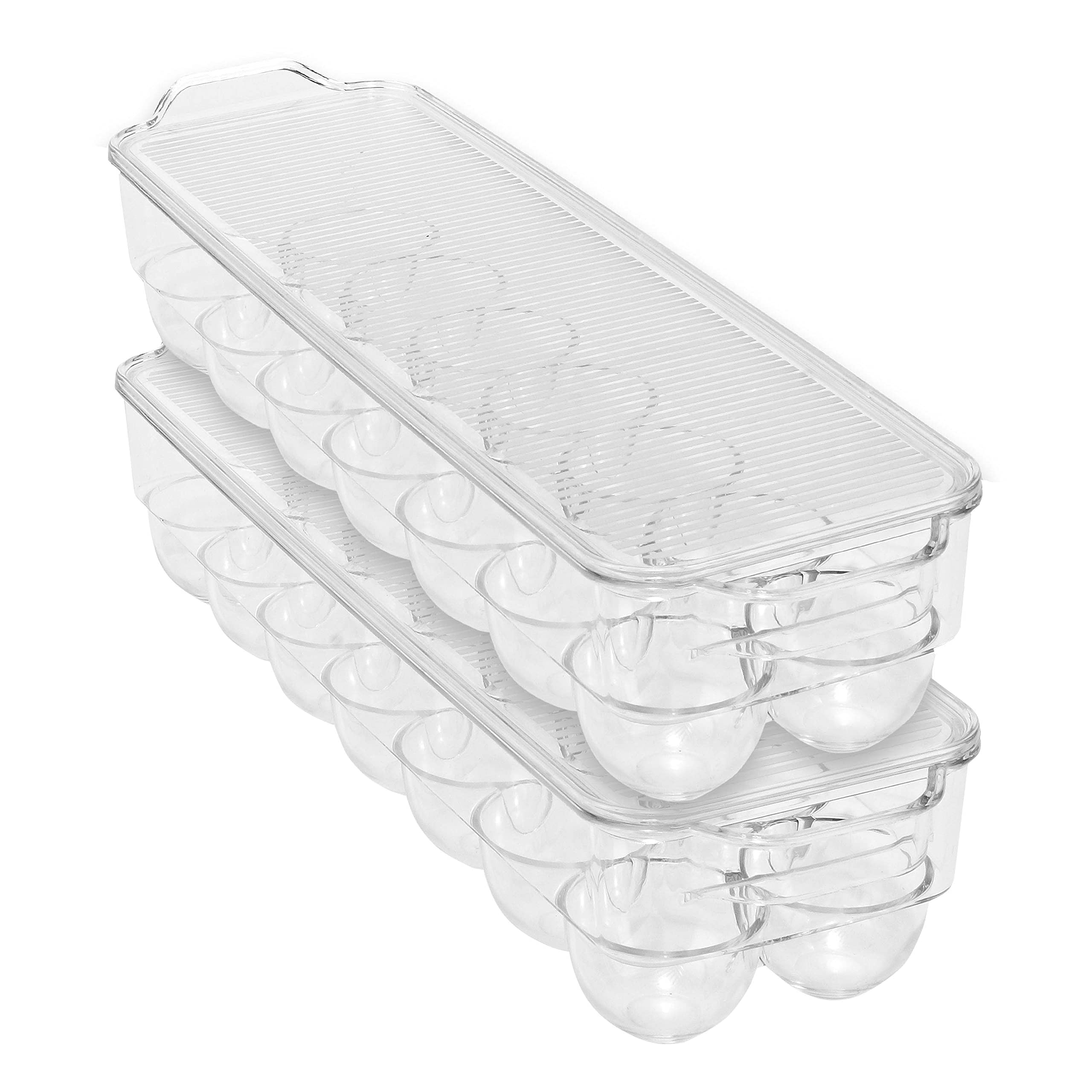 2 Pack Egg Crate, 14, Clear