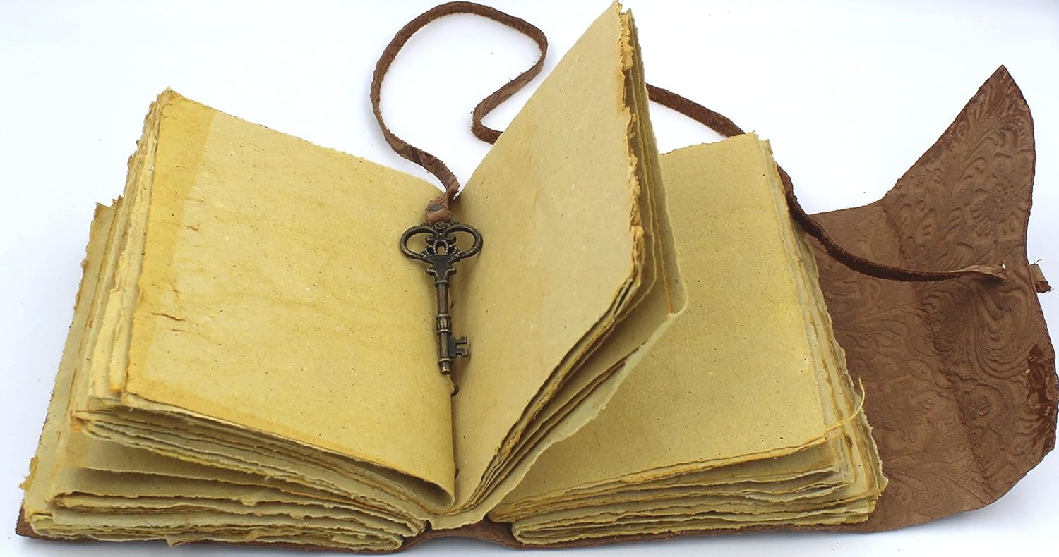 Leather Journal, Vintage Journal, Book of Shadows, Leather Journals For Women, Grimoire Journal, Leather Bound Journal, Watercolor Journal, Antique Books, Leather Journals