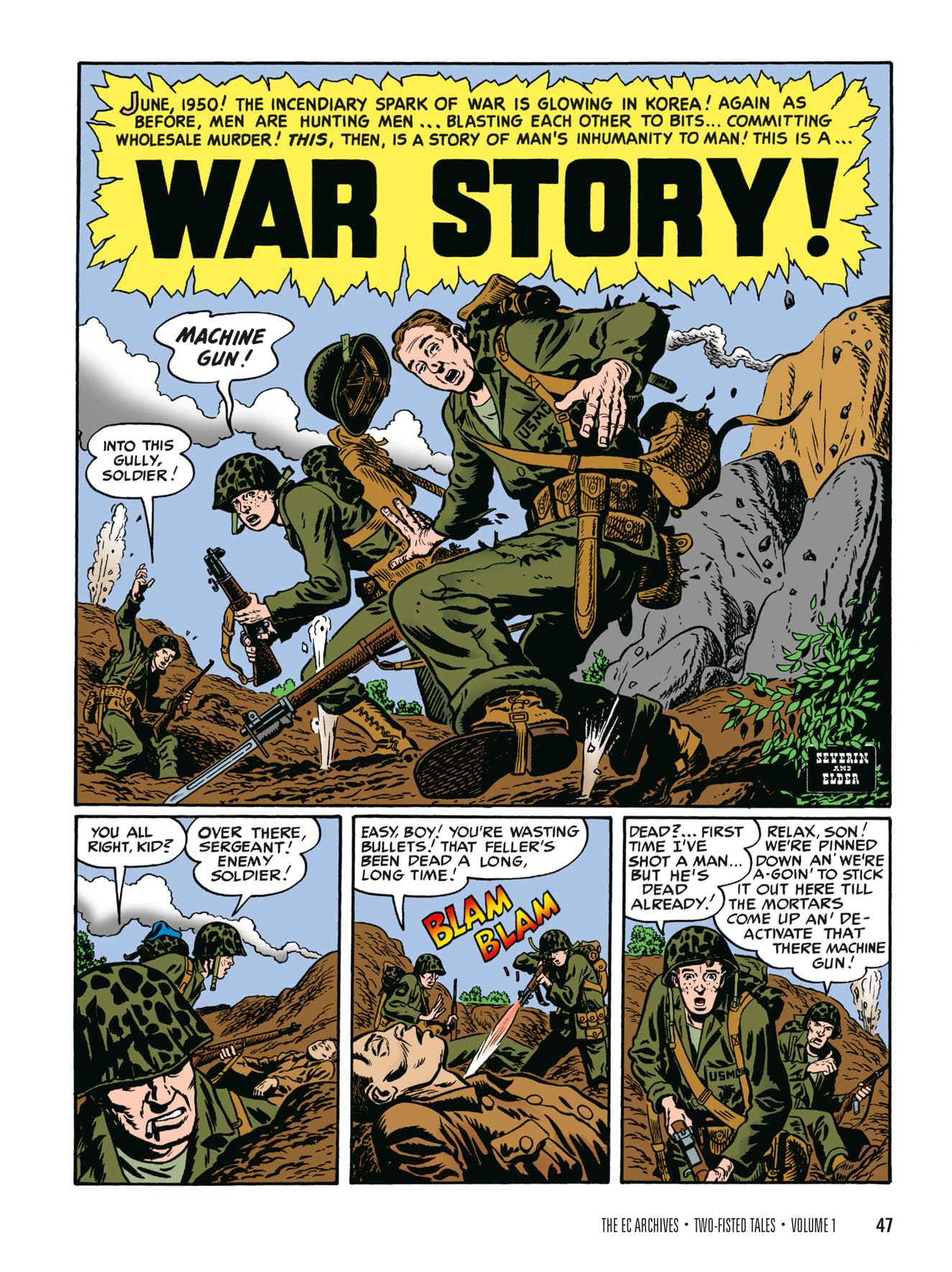 The EC Archives: Two-Fisted Tales Volume 1