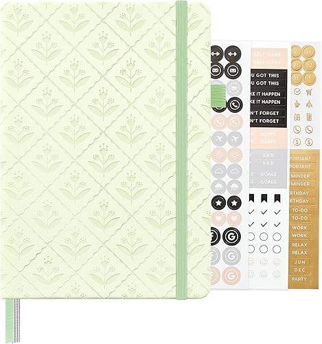 Miniatura 111 de &And Per Se - Cuaderno con rayas estrechas (5 unidades), 160 páginas, tamaño A5 de 5.7 x 8 pulgadas, diario de papel grueso, con tapa dura, para