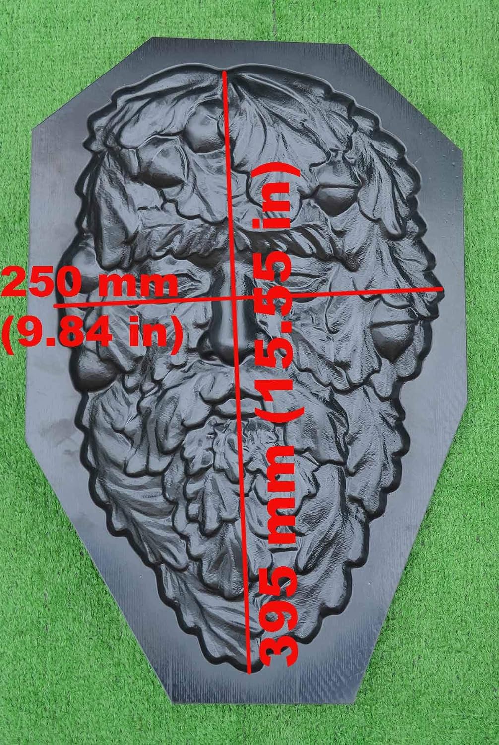 SvitMolds Mold Green Man face Plaque Old Man Tree Wood Spirit Faces Greenman D31