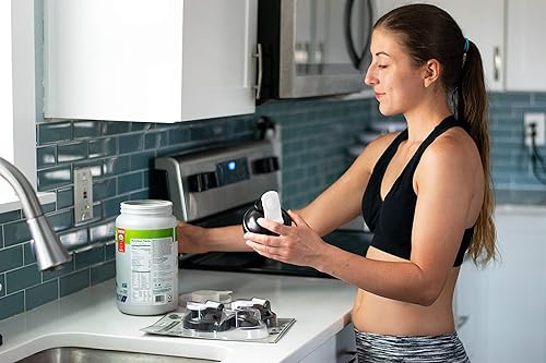 Miniatura 4 de Tapa de repuesto para botella Shaker  Versión actualizada 2021  A prueba de fugas y compatible con 1 marca solamente  Botellas de base redondeadas y