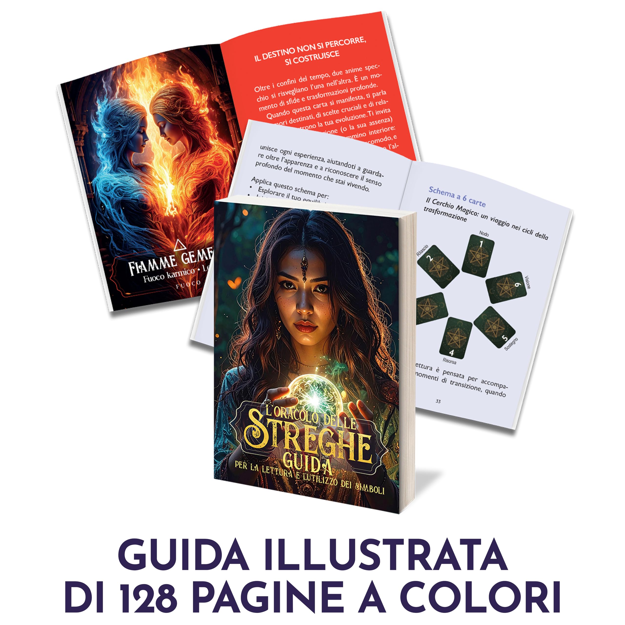 L'oracolo delle Streghe 45 carte con Guida illustrata