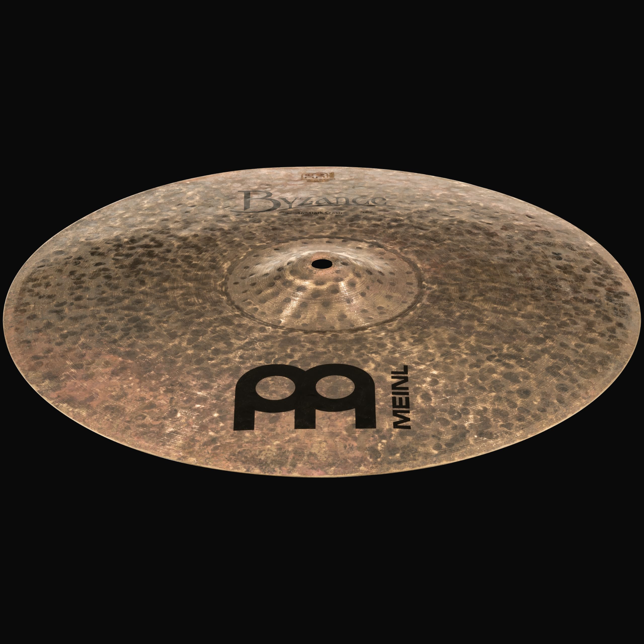 Meinl Cymbals Byzance Dark Crash 16 Zoll (Video) Schlagzeug Becken (40,64cm) B20 Bronze, Dunkles Finish (B16DAC)