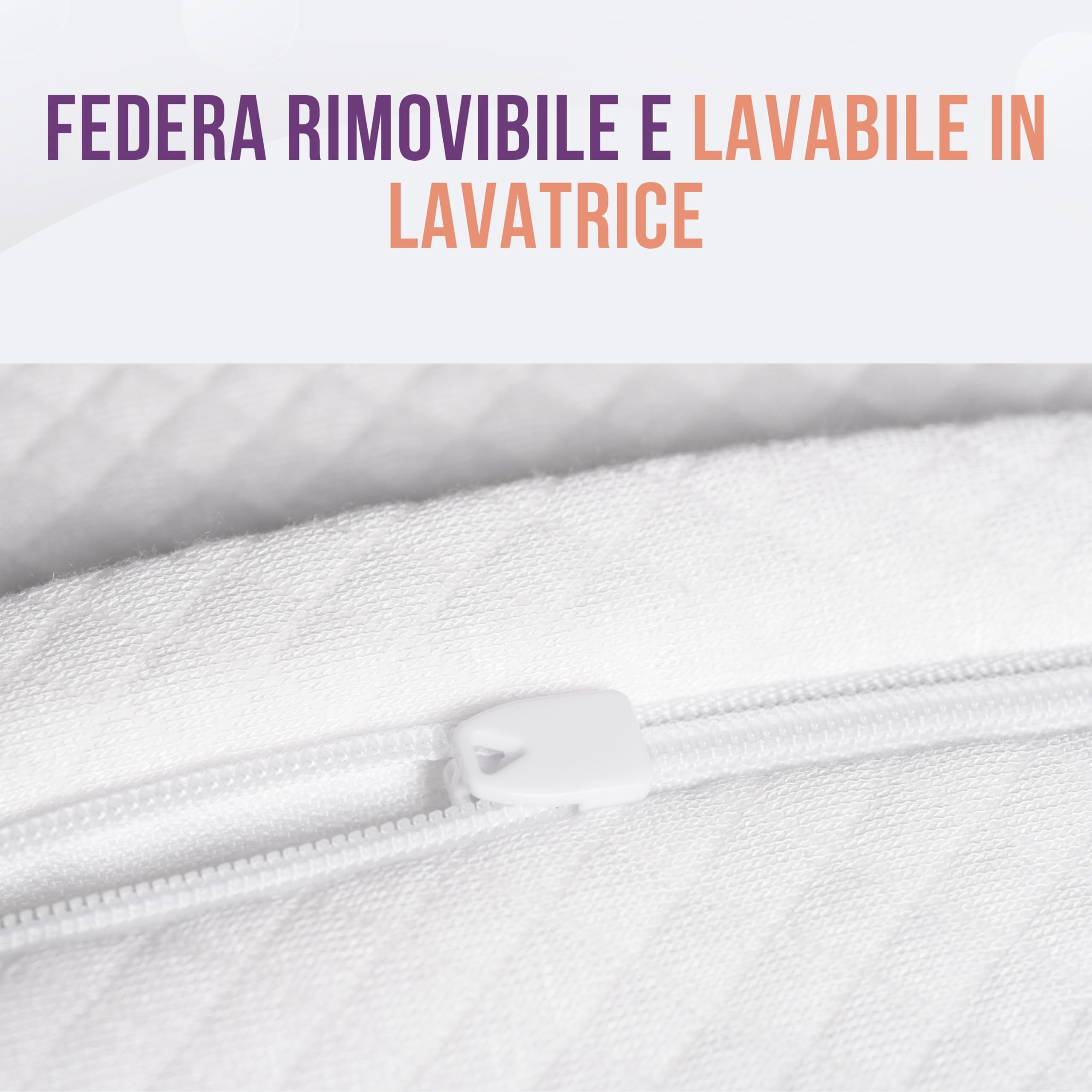 GOYSILA Set 2 Cuscini Neonato Antisoffoco Memory Foam Per Passeggino Carrozzina Compatibile Chicco Next2Me Inglesina Foppapedretti Traspirante Con Federa 100% Cotone Lavabile Antiacaro Morbido