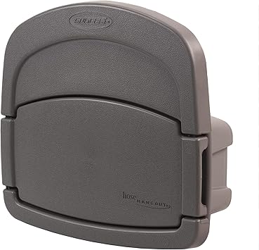 Suncast DHH150ST Deluxe Hangout Hose Hanger,Stoney Gray ,1 Count (Pack of 1)