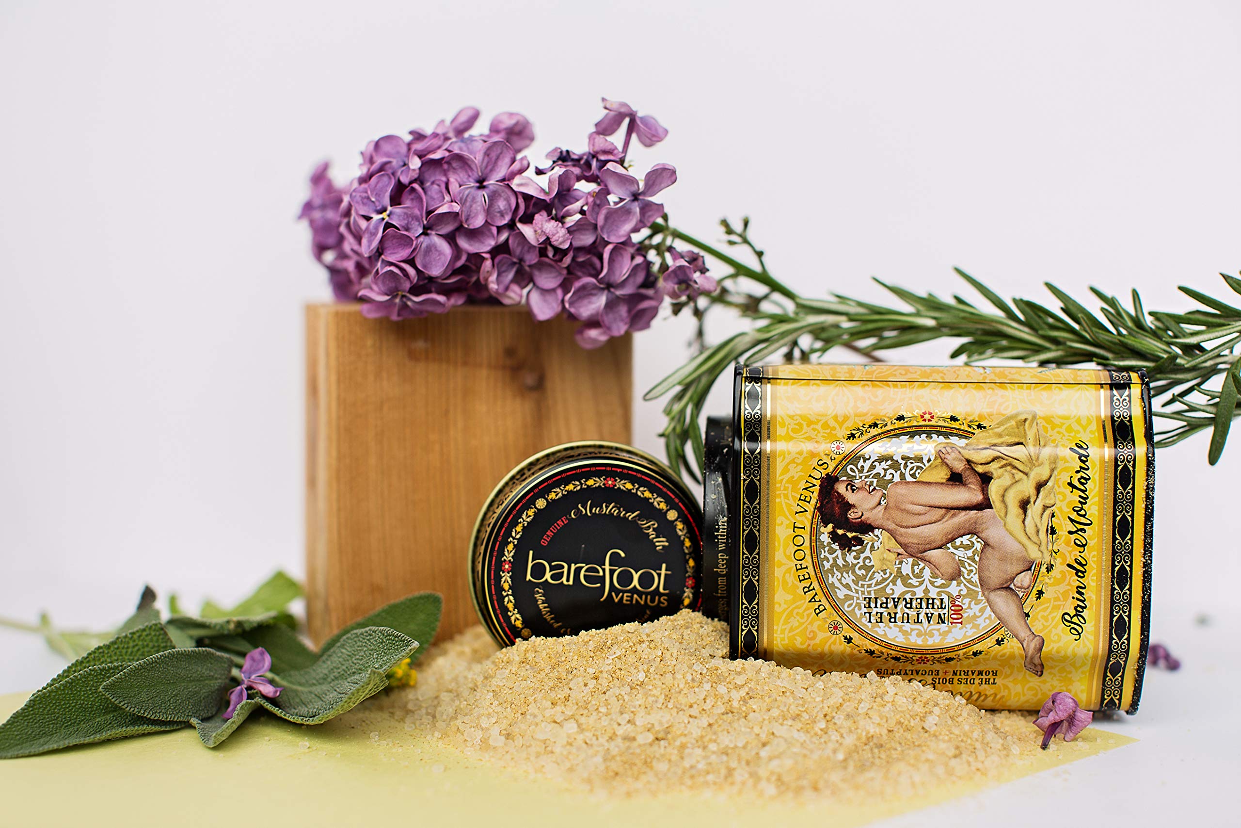 Barefoot Venus Epsom Salt Bath Soak with 100 % Natural Oils (Mustard Bath)