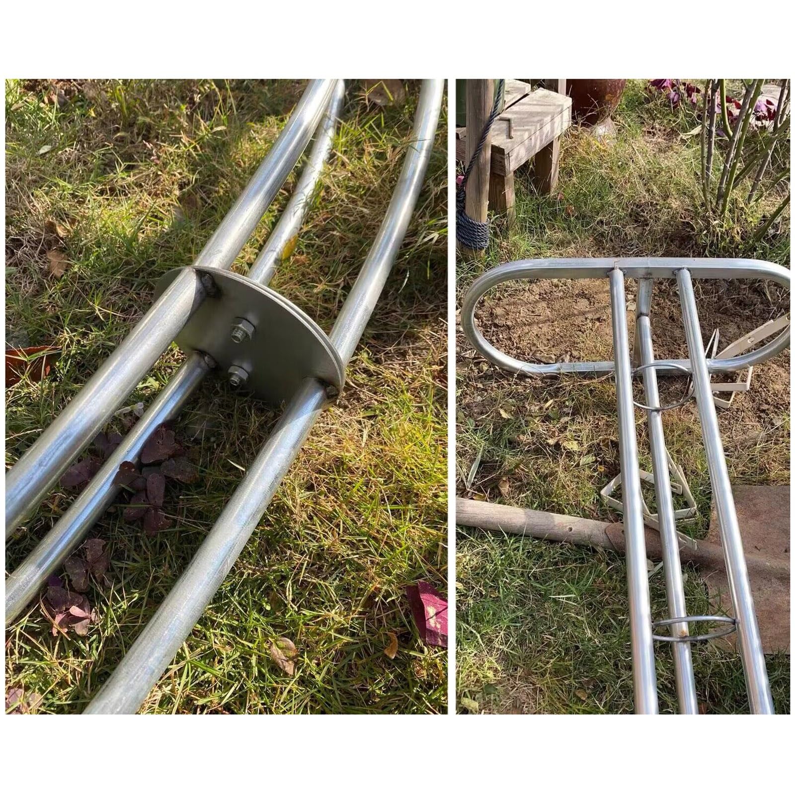 Łuk ślubny w kształcie serca – metalowy stojak na balony 2,2 m x 2,5 m, solidna stal nierdzewna, idealny do roślin pnących i dekoracji na przyjęcie urodzinowe, elegancka dekoracja imprezowa.
