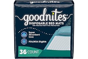 Goodnight Pads Disposable with Adhesive: Your Bedtime Protector
