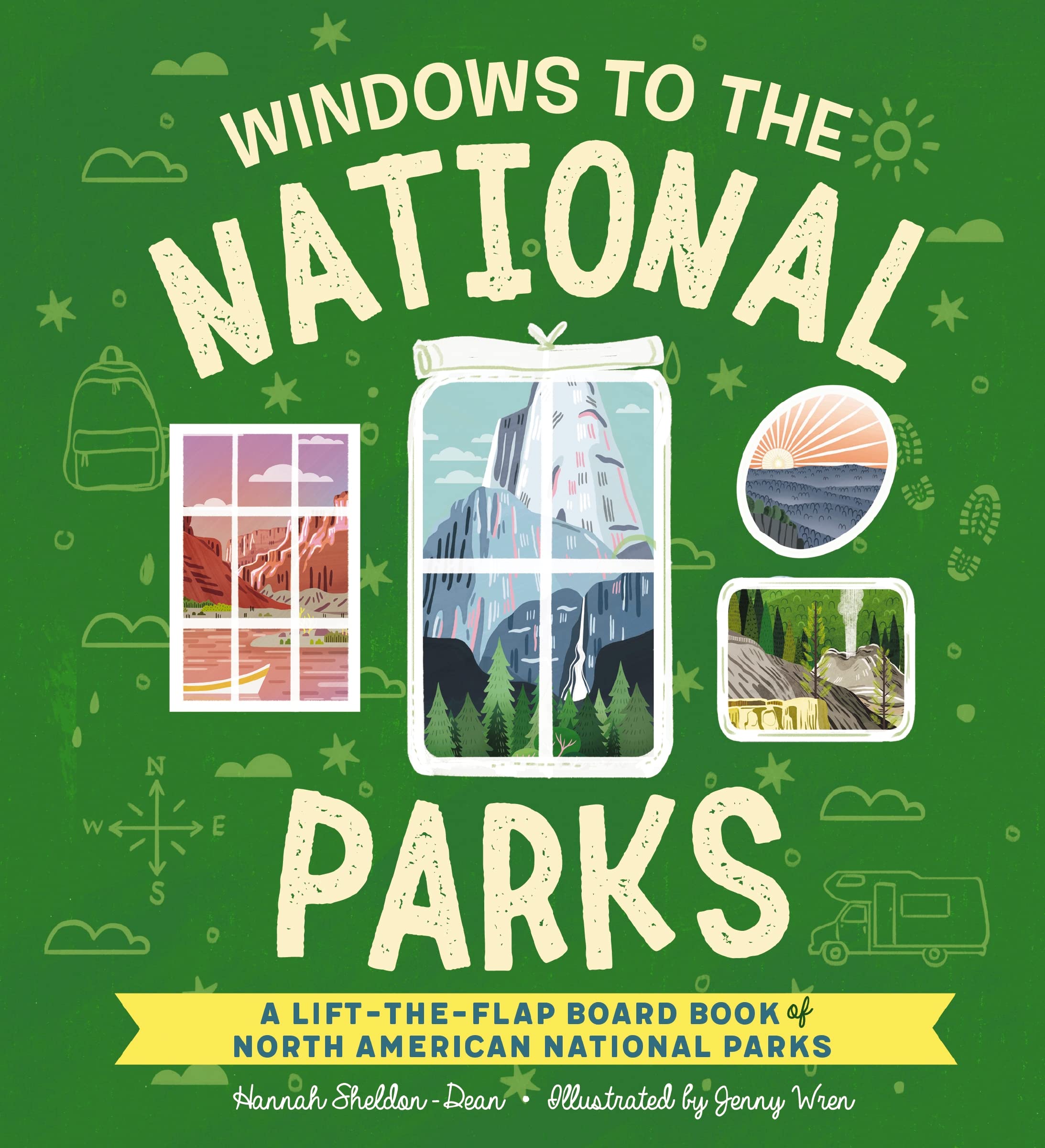 Windows to the National Parks: A Lift-the-Flap Board Book of North American National Parks (Windows to the World)