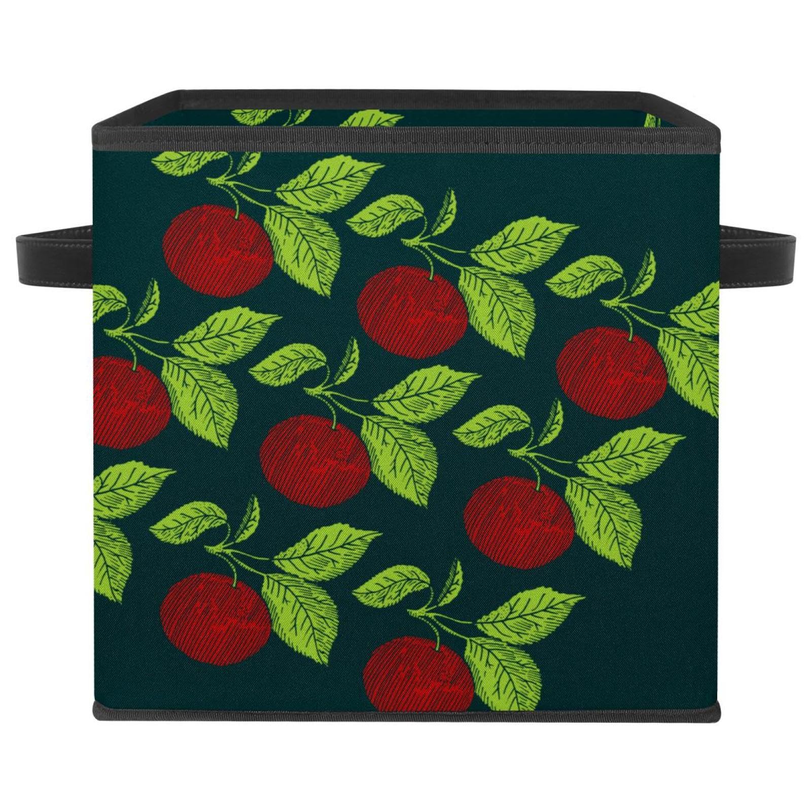 Organisateur en tissu avec poignées boîte rangement placard cube livre maison