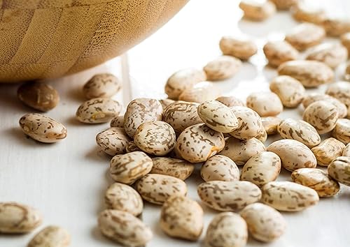 Miniatura 6 de Frijoles pintos, 1 libra  Secos, germinables, veganos, kosher, semillas de Frijol a granel. Buena fuente de proteínas, folato, cobre, tiamina. Bajo