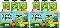 Vista 12 de Puré de manzana GoGo squeeZ -Applesauce On The Go, sachets de 3.2 oz, 12