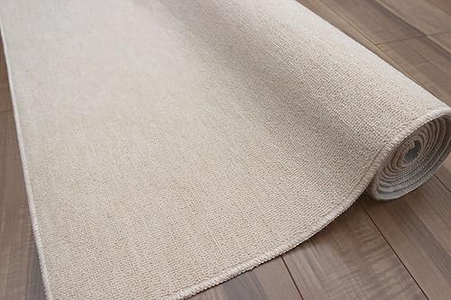 防炎 カーペット 6畳 白 ウール 抗菌 絨毯 ラグ じゅうたん 折りたたみ 日本製 286×382cm/オリオン本間6帖アイボリー