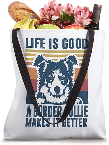 Miniatura 4 de Border Collie regalos para mujeres hombres perro mamá papá frontera collie bolsa de mano