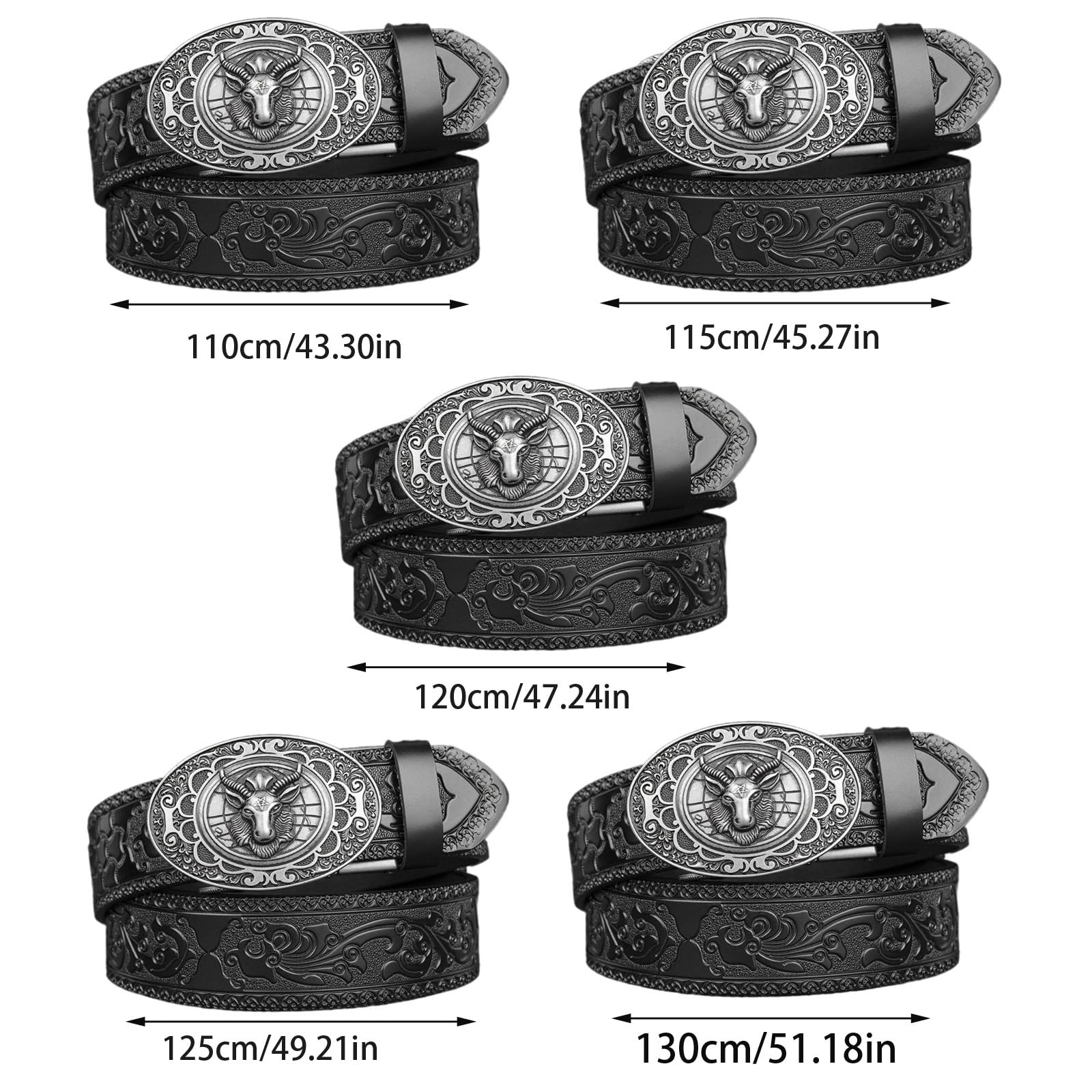 Ceinture extensible en cuir pour jeans