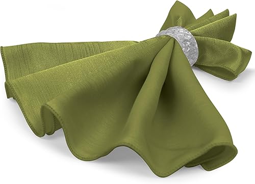 Miniatura 354 de Ultimate Textile -1 docena - Reversible Shantung Satin - Majestic - Servilletas de tela Majestic de 17 x 17 pulgadas color azul pizarra