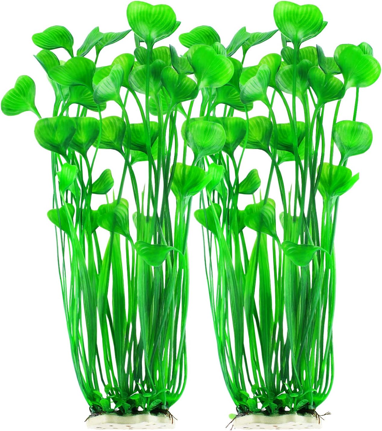 MyLifeUNIT Plastic Fish Tank Plants, Artificial Tall Aquarium Plants