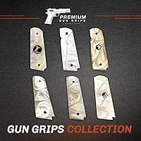 Vista 9 de Repuesto compatible para empuñaduras Pearl Premium 1911 Colt Gov. & Clones Taurus, S & W, Springfield, Rock Island