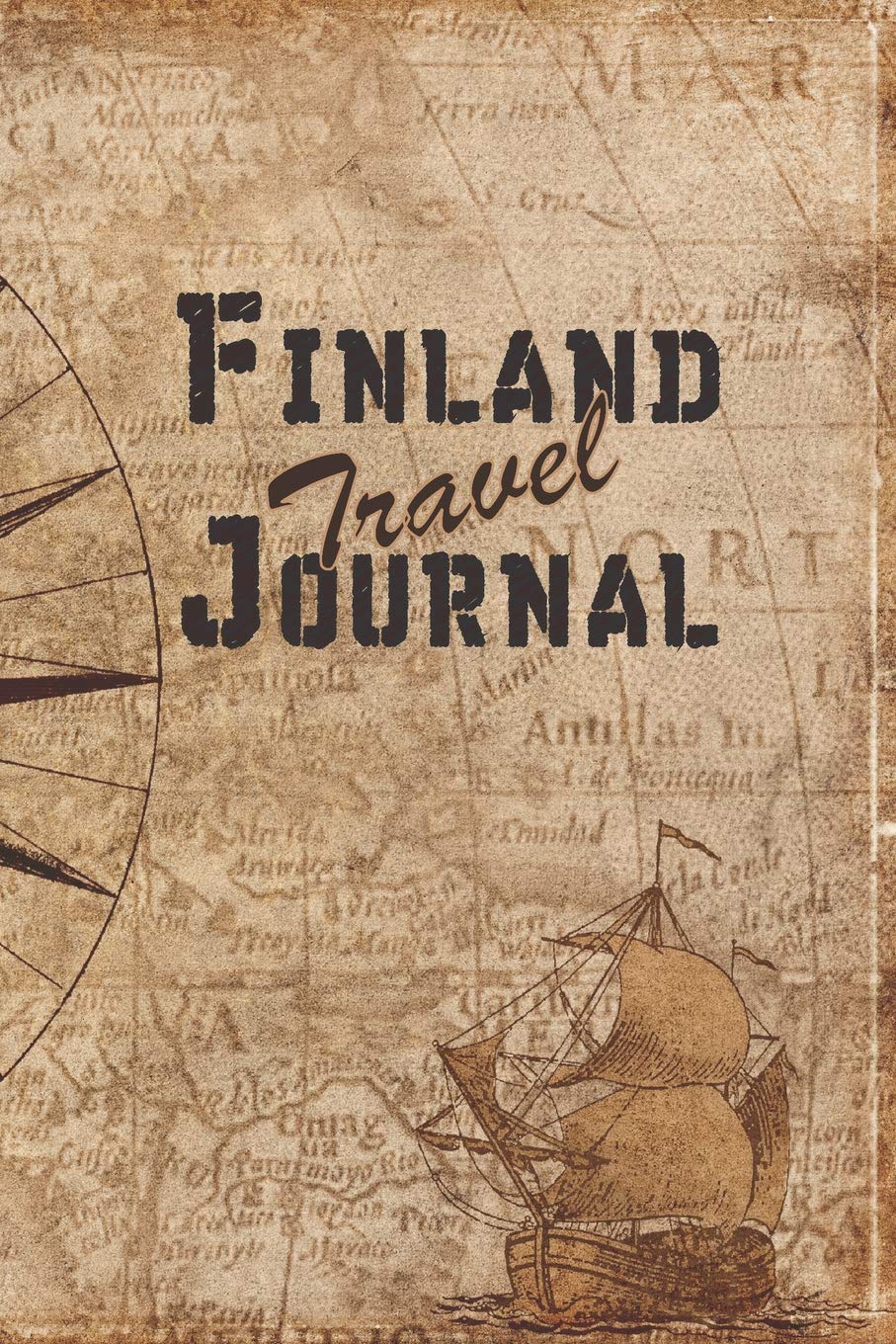 Finland Travel Journal: 6x9 Travel Notebook with prompts and Checklists perfect gift for your Trip to Finland for every Traveler
