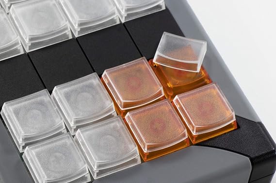 X-keys Keycap Cherry MX Compatible (1x1, Orange, 10 Pack)