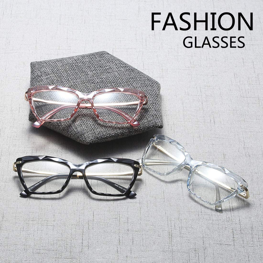 Blaulichtfilter Lesebrille für Damen und Herren Lightweight (Rosa, 1.25, x)