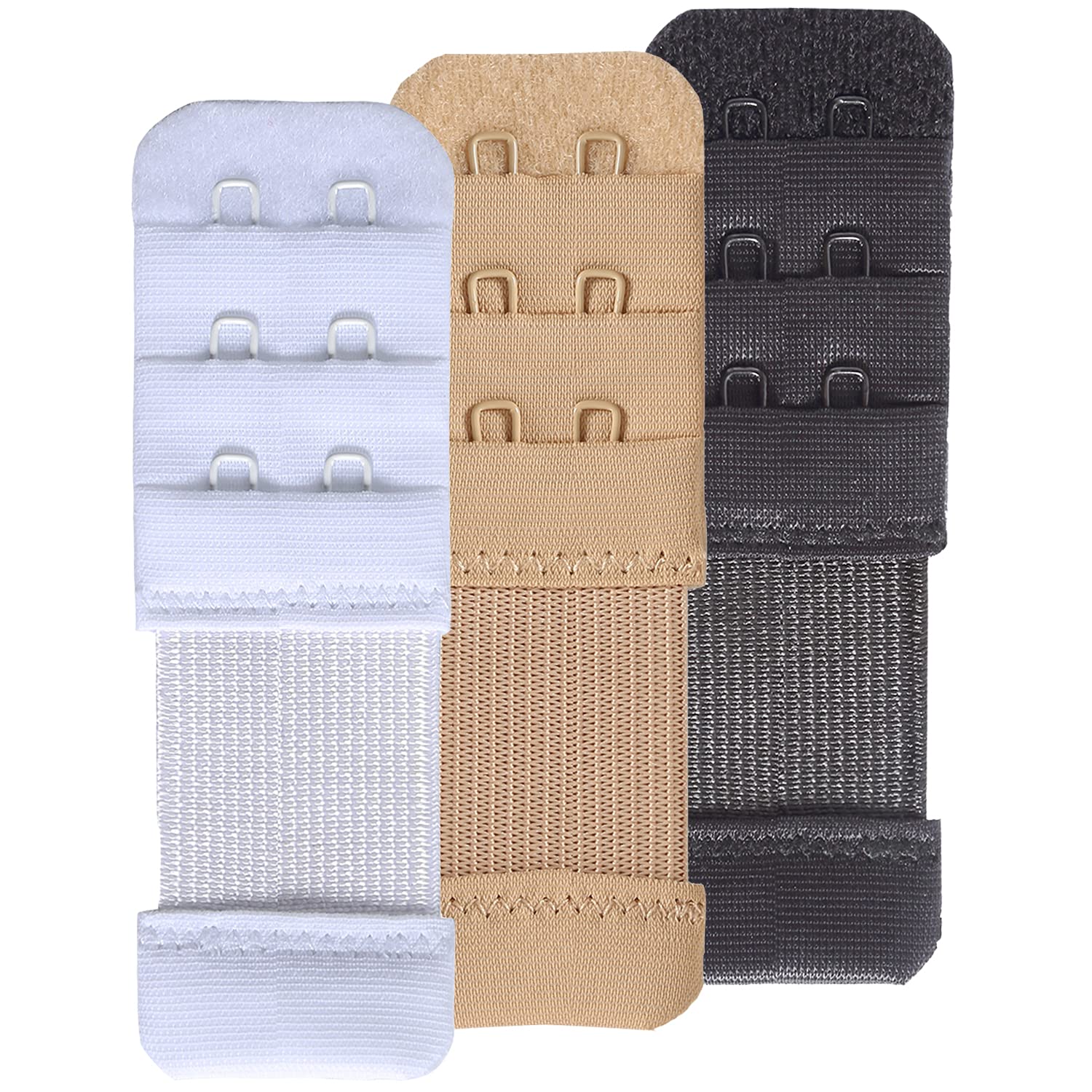 SAMGU Women's Bra Extenders 2 Hook/3 Hook/4 Hook/5 Hook/6 Hook Soft Stretchy