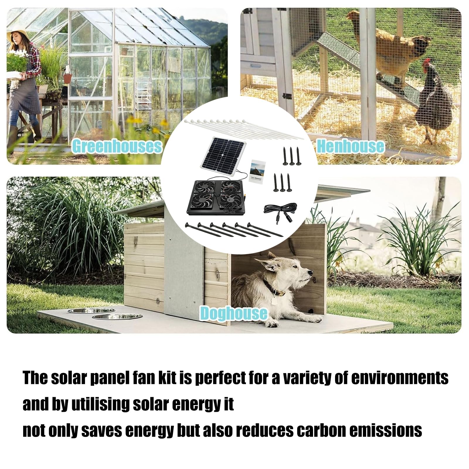 1 struttura di ventilazione più accessibile 12 V con alta efficienza di conversione 20% e IP65 impermeabile per uso esterno interno comprese uscite multiple pannello solare monocristallino ventola di