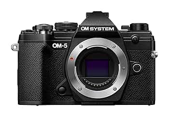 OM SYSTEM OM-5 Mark II ボディ ブラック 新品 OM SYSTEM OM-5 Mark II Mirrorless Camera, Black V210070BU000
