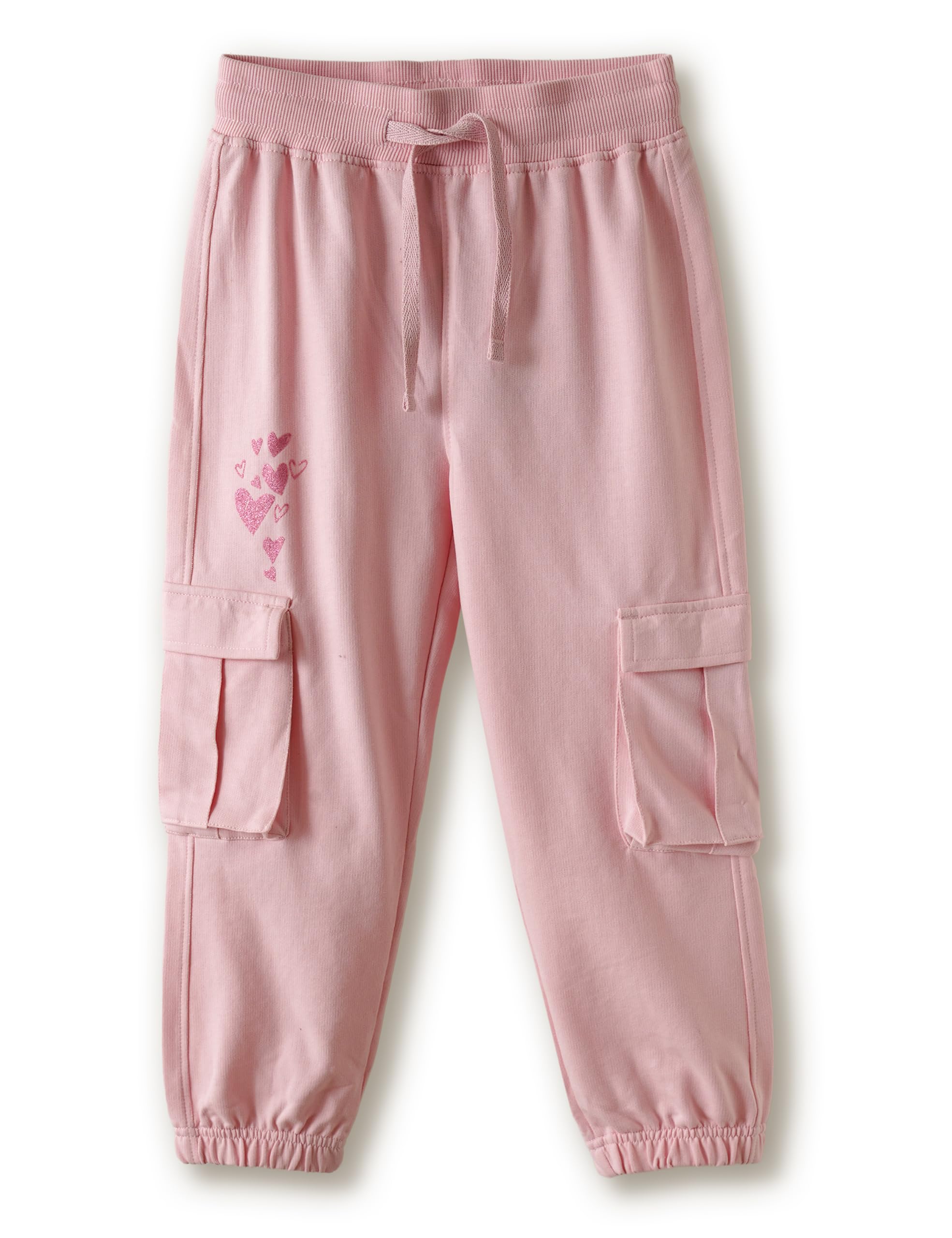 Amazon Brand - Symbol Girls Contrast Panel Detail Cotton Rich Track Pants-picture-33