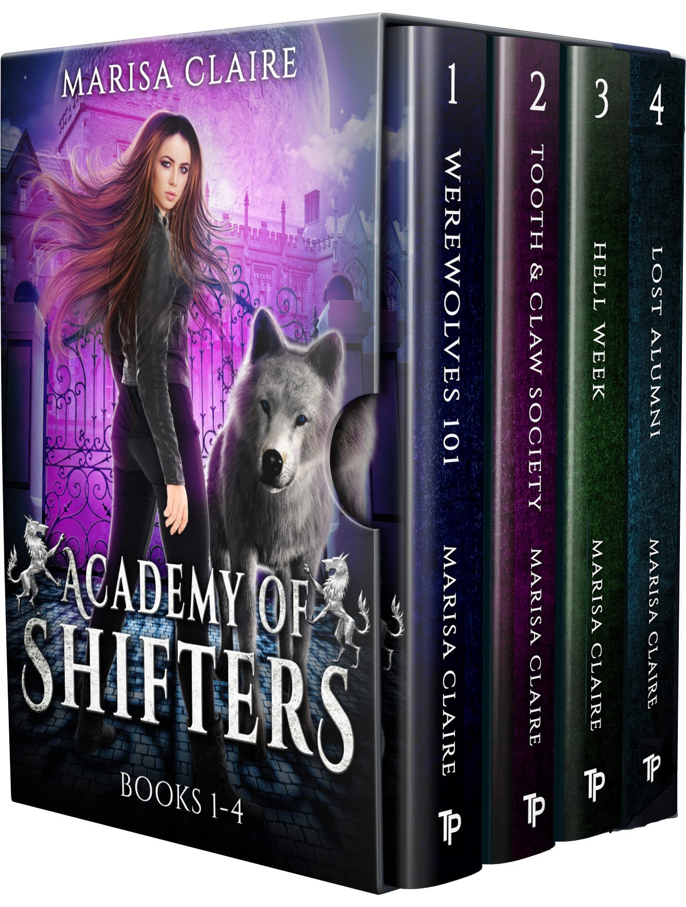 Academy of Shifters: Books 1-4 (Veiled World Universe Book 1)