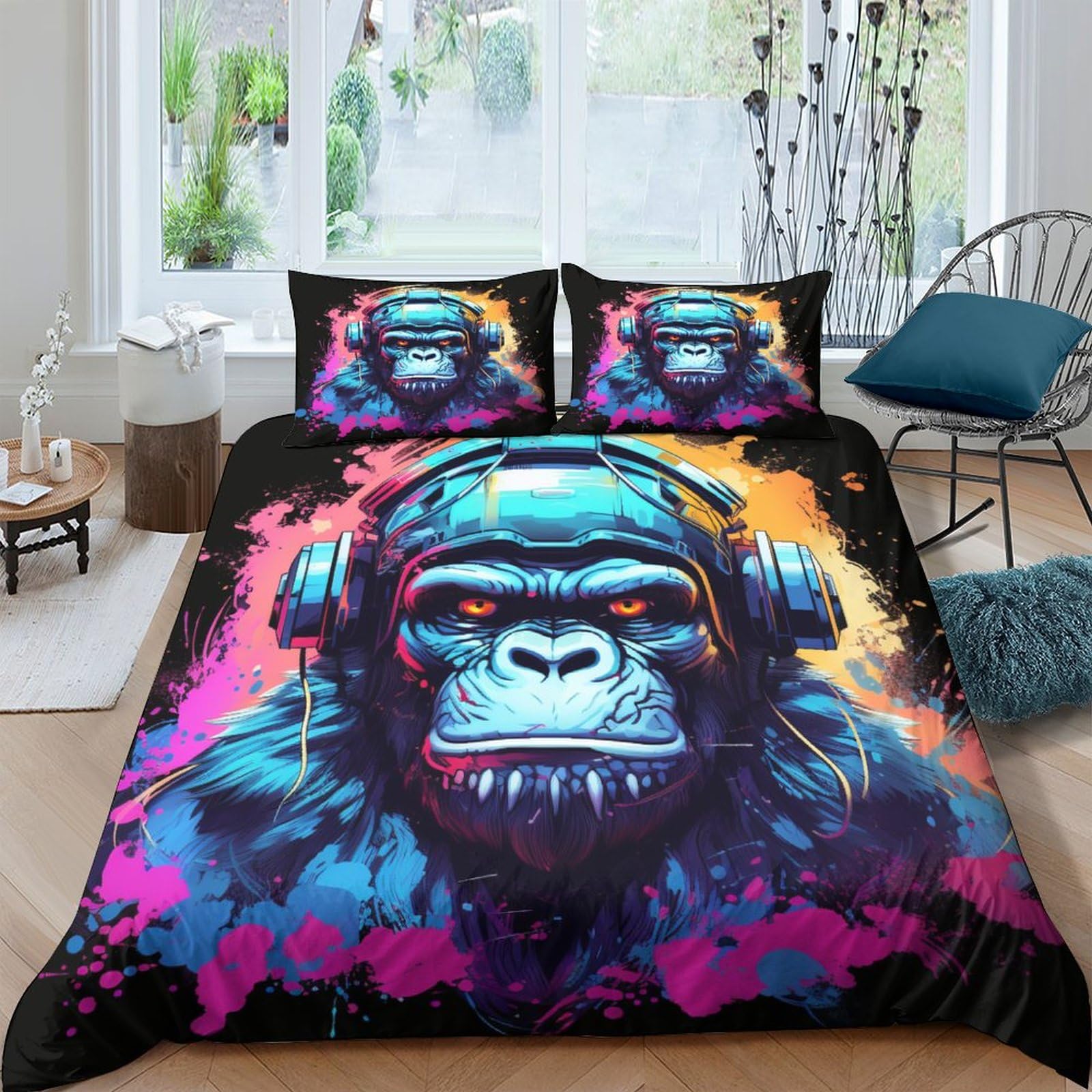 Parure de lit microfibre 220x240 pour cocooning et nuits douces