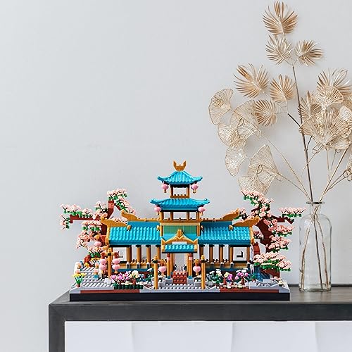 Miniatura 3 de Suzhou Garden - Juego de microbloques de construcción – 2350 piezas de arquitectura china desafiante juguete de bricolaje para adultos exhibición en