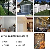 Vista 7 de LIUAXICIA Letreros de metal divertidos para jardín, letreros de metal con diseño de colibrí, para garaje, hogar, cafetería, bar, granja, pared