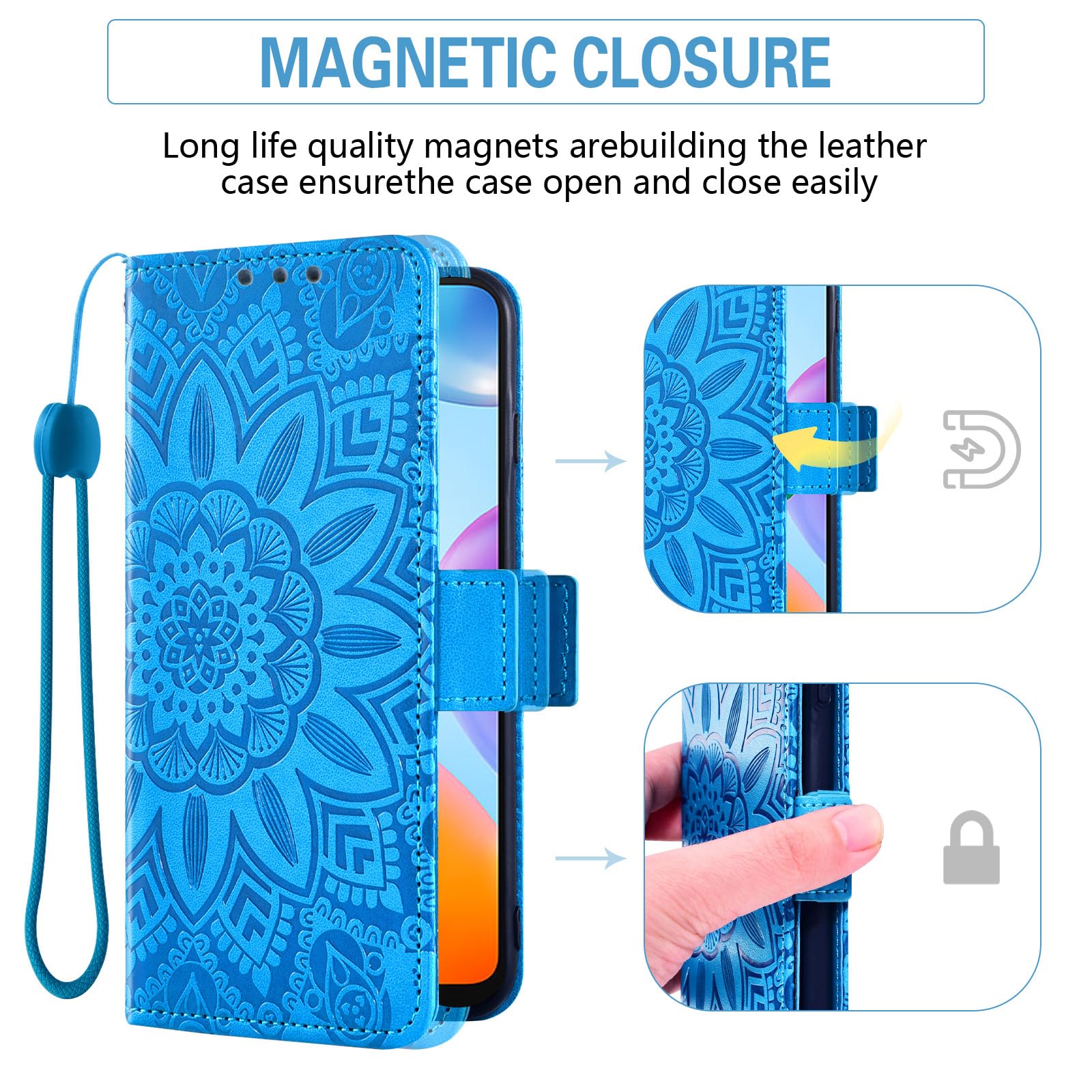 Loyhee Cover per Xiaomi Redmi Note 12 Pro Plus 5G (6.67"), Custodia con