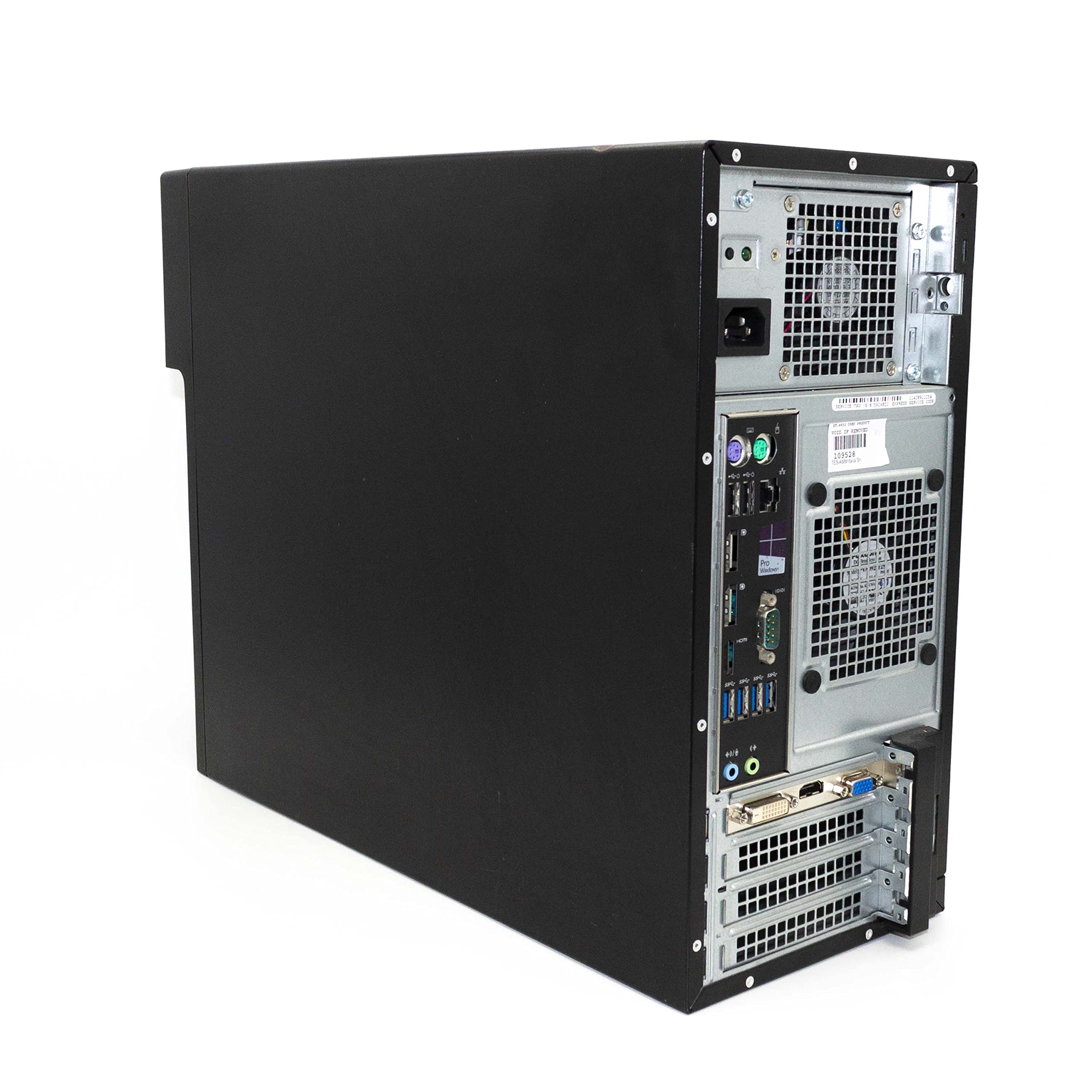 Tower PC DELL Precision 3620 Windows 11 Pro Xeon V5 fino 3.5GHz 16GB DDR4 SSD M.2 SATA 120GB+1TB GPU Nvidia GT710 Interfaccia Seriale RS232 COM PC Computer Fisso Workstation Aziendale (Ricondizionato)