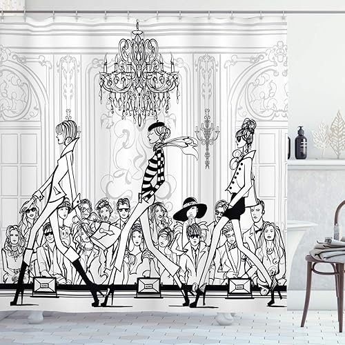 Walk In Shower Liner Curtain Amazon Com