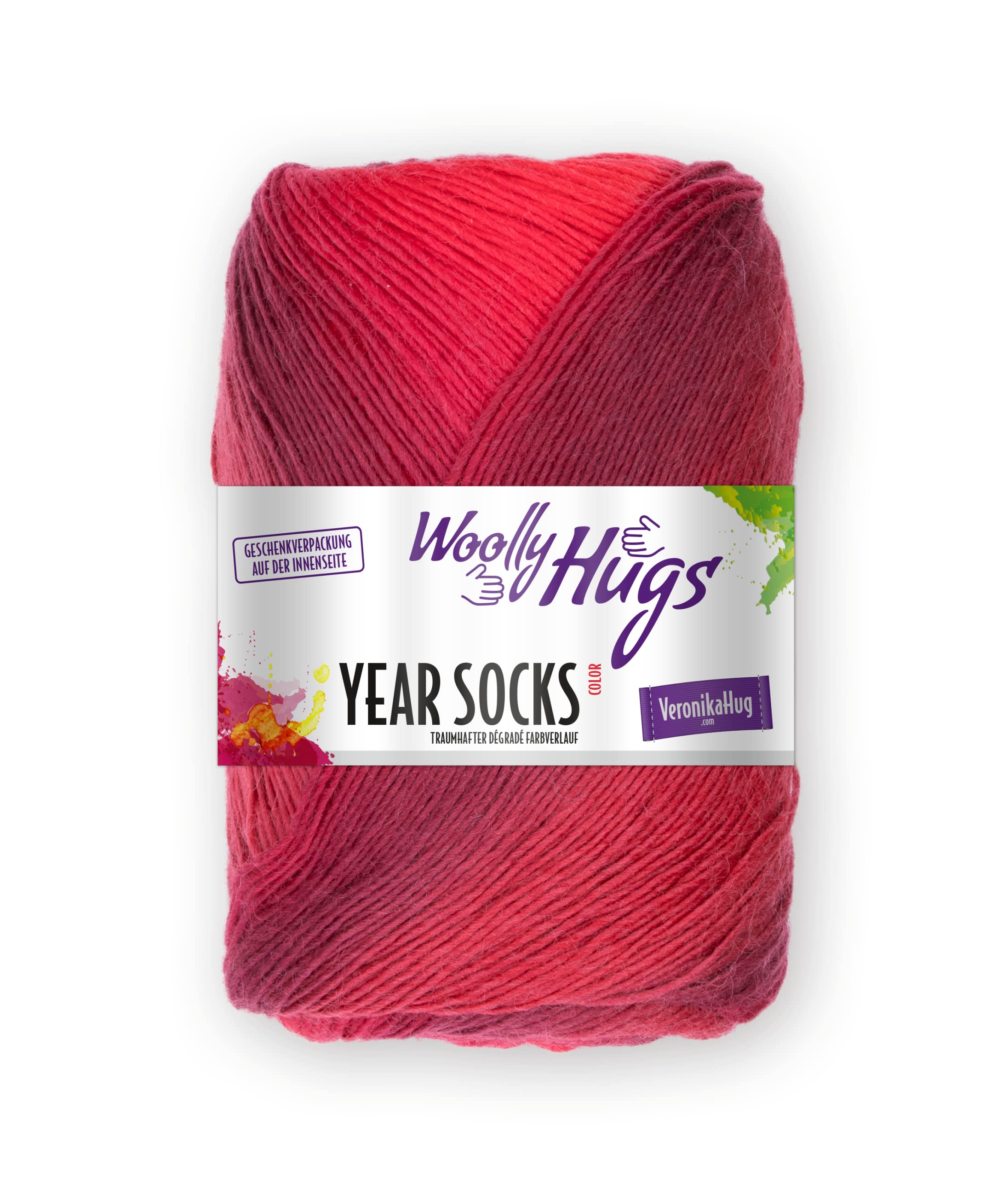 Year Calzini - Woolly Abbracci Di PRO LANA - Dicembre (12) - 100 G