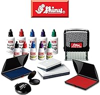 Vista 7 de Shiny SHI-40127 Almohadilla de sello de goma, 2 1/4 "x 3 1/2", seco/sin tinta