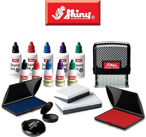 Miniatura 7 de Shiny SHI-40127 Almohadilla de sello de goma, 2 14 "x 3 12", secosin tinta
