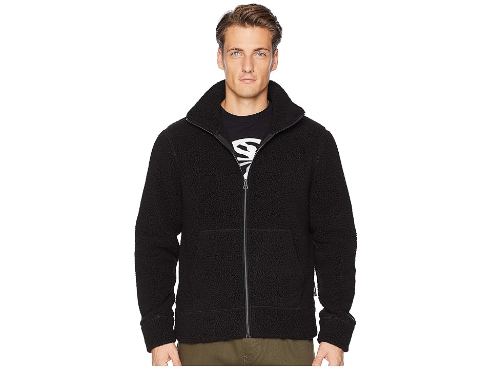 

Todd Snyder Todd Snyder + Champion(r) Full Zip Sherpa Coat (Black) Men's Coat