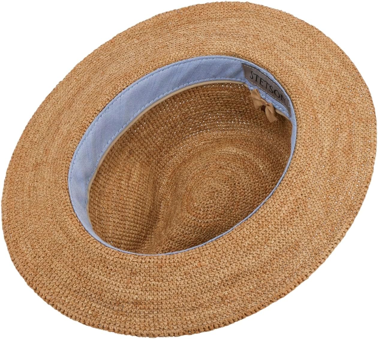 Stetson Crochet Rollable Traveller Straw Hat Women/Men | Made in France - Image 4