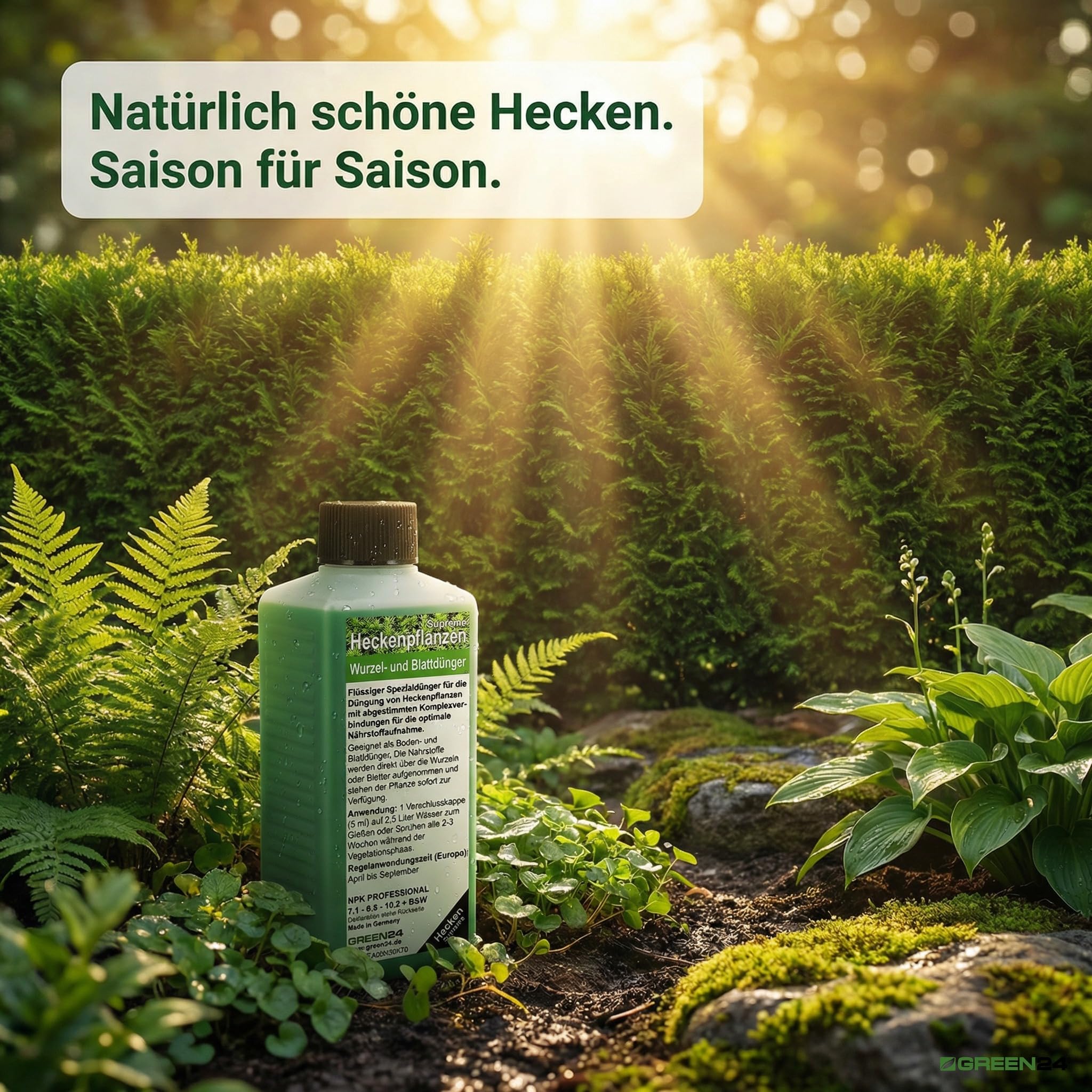 Heckenpflanzen Dünger XL 1 Liter Supreme für Laubhecken und Immergrüne Hecken