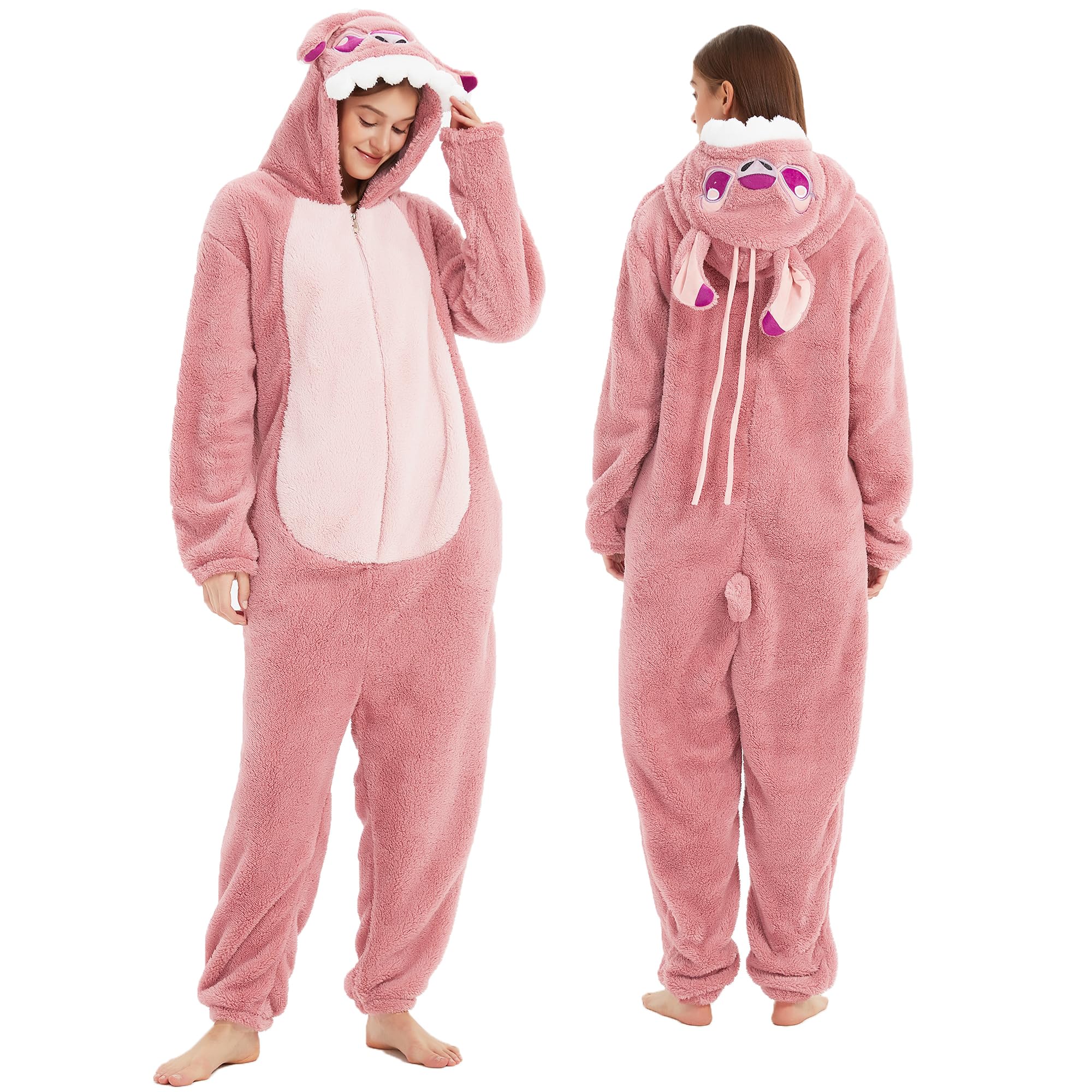III HHONSOnesie Adult Costume Animal Pajamas Halloween Cosplay Sleepwear for Women/Men