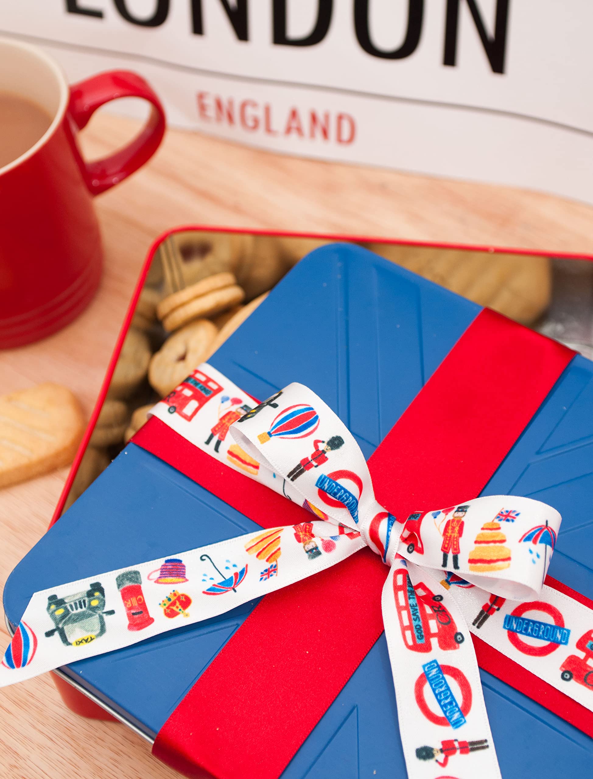 Berisfords 25mm Royal Ribbon London Icons,3m  length