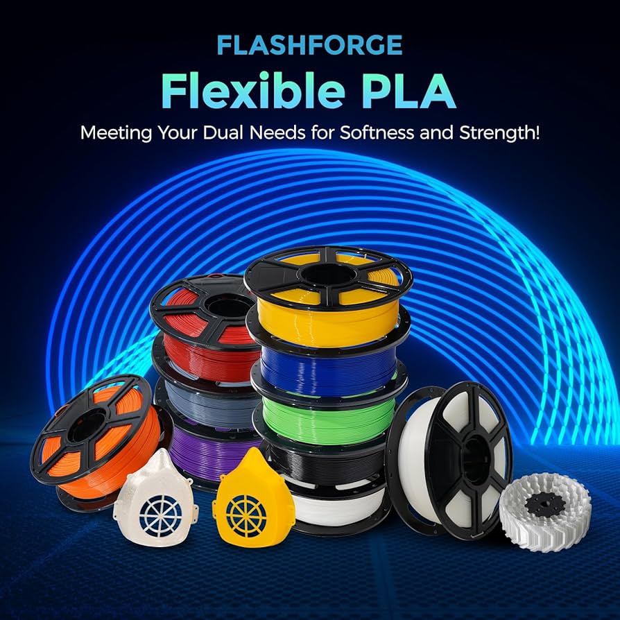 Amazon.co.jp: FLASHFORGE フレキシブルPLAフィラメント 1.75mm