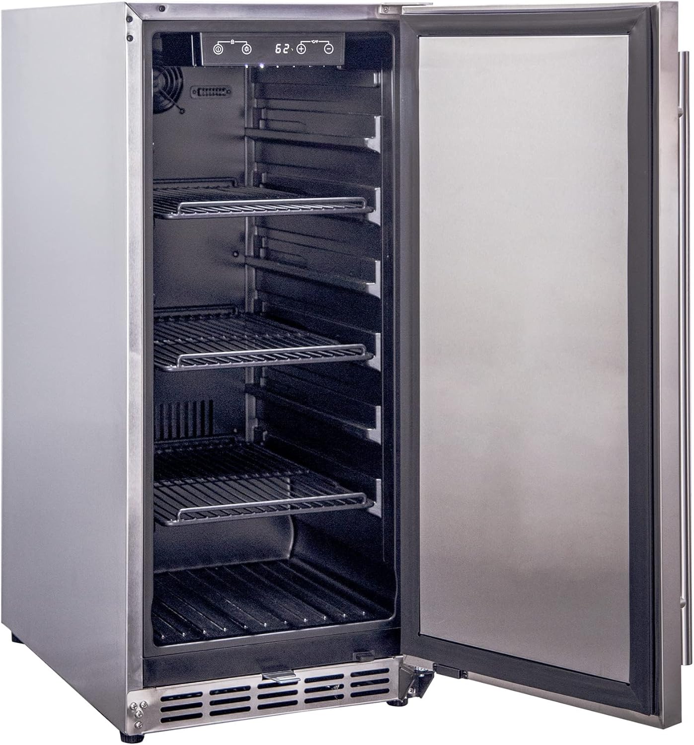 HCK Refrigerator Stainless Freestanding Undercounter